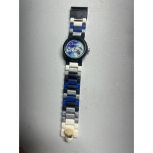 LEGO Classic Watch with Blue and White Link Bracelet UNTESTED